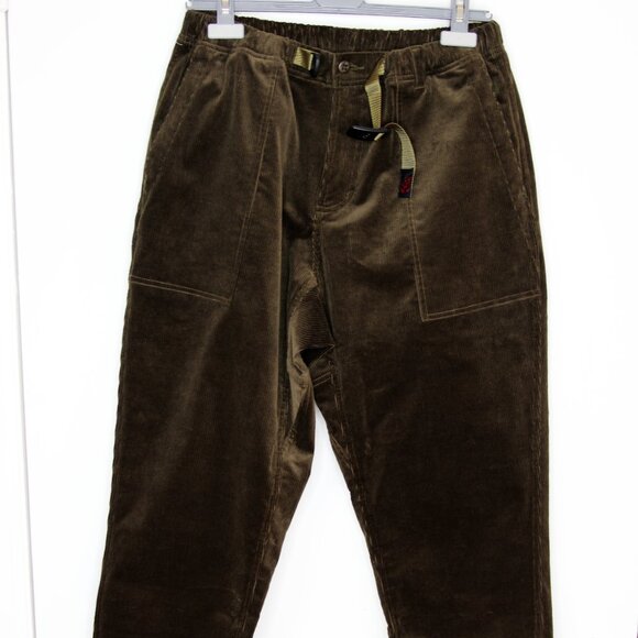 BNWT AW24 GRAMICCI CORDUROY LOOSE TAPERED RIDGE PANT GREEN S - Picture 2 of 15